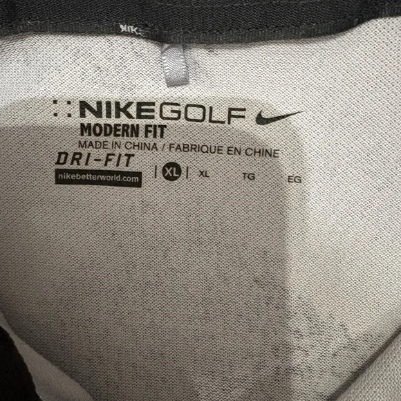 Nike Dri-FIT Victory Men’s Camo Golf Polo - Photon Dust Grey/White (Size XL) - Picture 4 of 6